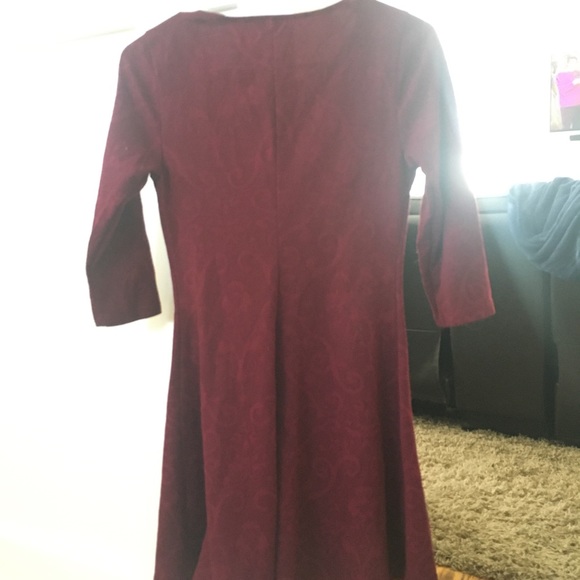 Burgundy Everly Dress - Picture 6 of 7